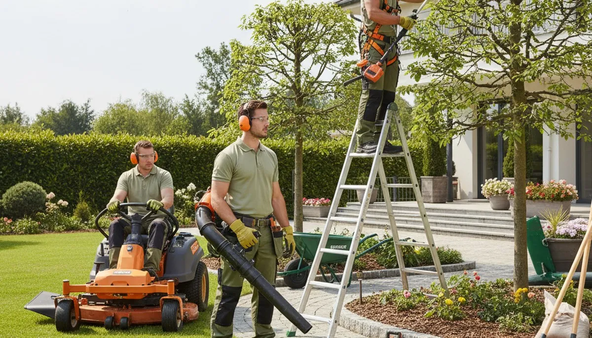 Arbor Tree Care crew provides tree trimming and landscaping services in Saint Louis, MO