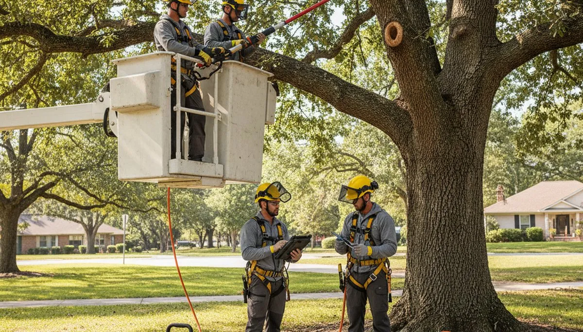 Arbor Tree Care diagnosing tree disease in Saint Louis, MO for professional treatment services